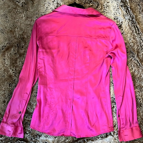 Dolce & Gabbana Vintage Magenta Button Down Shirt - Picture 2 of 4